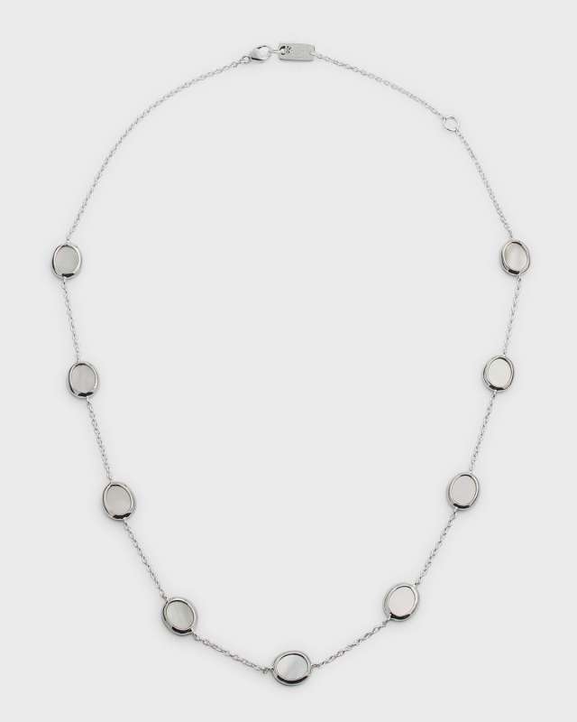 Short Confetti Necklace in Sterling Silver